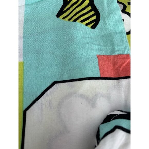 Reason Brand Button Up Shirt Men's Size M/L Camp Colorful Lightweight - Picture 11 of 12